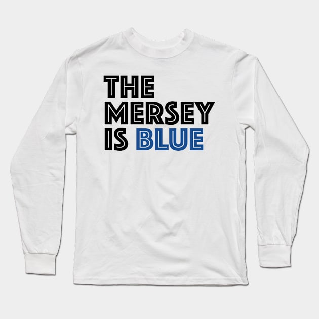 THE MERSEY IS BLUE Long Sleeve T-Shirt by Confusion101
